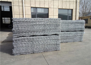 Cajas de gabión galvanizadas de revestimiento de PVC para estabilización y protección