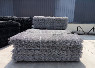 2x1x0.5m Acero galvanizado malla de alambre hexagonal de gabión 100x120mm 230g/m2