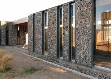 Forma sumergida caliente de la perforación rectangular de Gabions de la malla soldada con autógena para el revestimiento arquitectónico