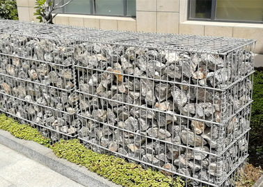 El muro de contención galvanizado sumergido caliente Gabion enjaula resistencia a la corrosión