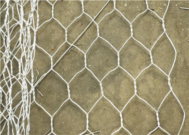 Colchón revestido revestido de las cestas PE Gabion del PVC Gabion del diafragma doble