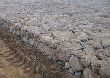 El colchón galvanizado pesado/Galfan de  Gabion cubrió la malla soldada con autógena Gabions