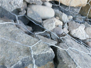 Galfan cubrió las cestas de Gabion del metal, instalación fácil tejida de las cestas de Gabion