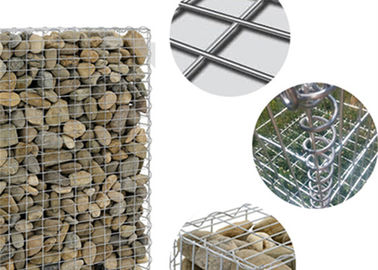 Cestas galvanizadas estables de Gabion diámetro de alambre de 2,0 - 4,0 ímetros para las paredes de la característica