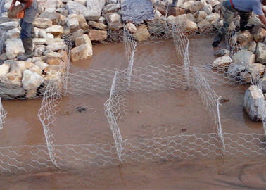 Las cestas soldadas con autógena de Gabion del alambre, malla de alambre de Gabion encajonan ISO9001 aprobado