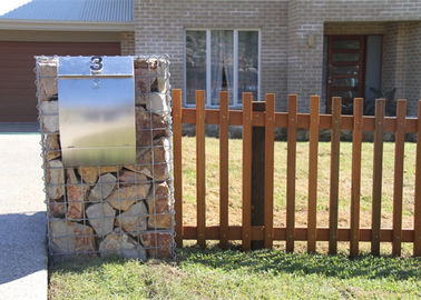 Cestas prácticas de Gabions de la malla soldada con autógena, alambre con poco carbono del hierro del colchón de Gabion