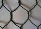 Cestas hexagonales torcidas dobles revestidas de la malla de alambre del PVC Gabion del acero suave