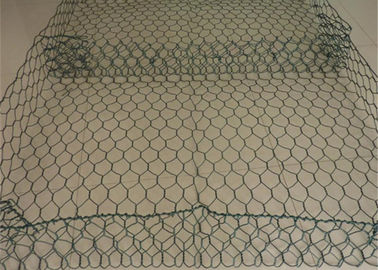 Colchón revestido de  Gabion del cinc pesado, muros de contención de las cestas de la malla de alambre