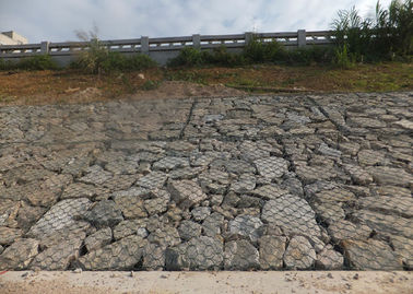 El colchón de  Gabion del control de la erosión/el Pvc tejido de Gabions de la malla cubrió
