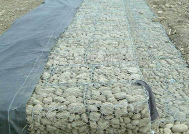 El colchón de  Gabion del control de la erosión/el Pvc tejido de Gabions de la malla cubrió