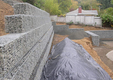 Cestas arquitectónicas de Gabion del muro de contención, jaulas de la roca de Gabion del acero suave