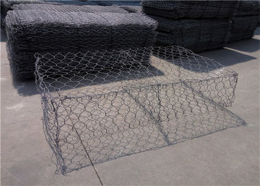 Cajas de gabión de alambre galvanizado hexagonal itar reforzado con alambre Selvedge de 3,4 mm