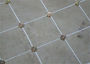 Red de la malla de alambre de la seguridad del acero inoxidable para la protección ISO9001 de la caída de la cuesta enumerada