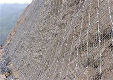 El alambre de acero galvanizado defiende la malla de la cerca de la cuesta/la red de la malla de alambre de la protección para la cuesta