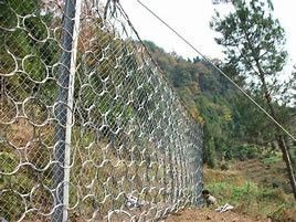Sistema de estabilización sumergido caliente de la cuesta de la armadura llana de la malla del anillo del metal de Galvanizedsteel