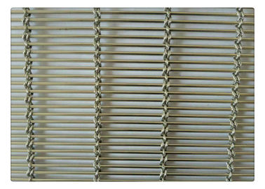 Los paneles decorativos tejidos de la cerca de la malla de alambre para el diámetro de alambre de la arquitectura 0.2mm-4m m
