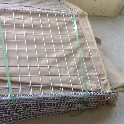 Barrera de bastión defensivo itar ISO / caja de gabión soldada para diámetro de alambre de 3-6 mm