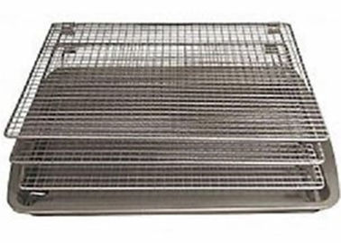 El Bbq ralla el acero inoxidable de la malla de la parrilla de la barbacoa del alambre con forma del rectángulo