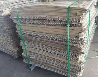 Barreras defensivas de malla soldada galvanizada / bastión defensivo itar para muros defensivos