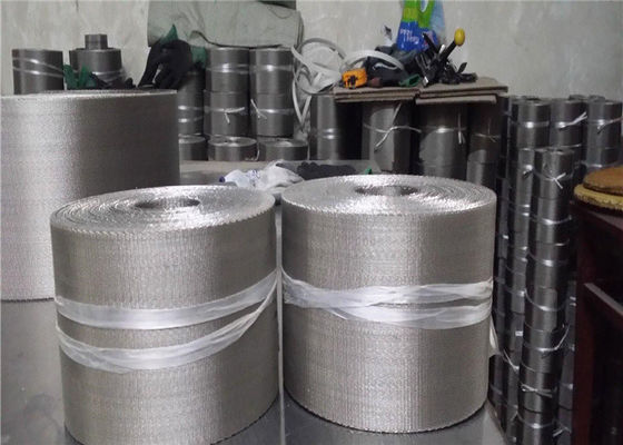 Malla de alambre de acero inoxidable que teje holandesa reversa/alambre holandés de acero inoxidable Mesh Belt de la armadura de la tela cruzada