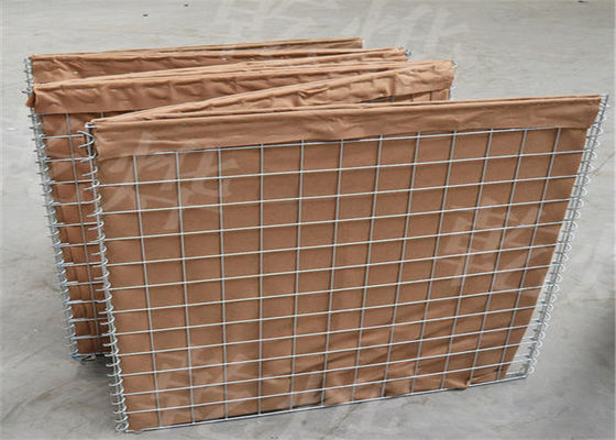 Sistema de barrera de bastión defensivo de alambre de hierro galvanizado 3.0mm 50x50mm