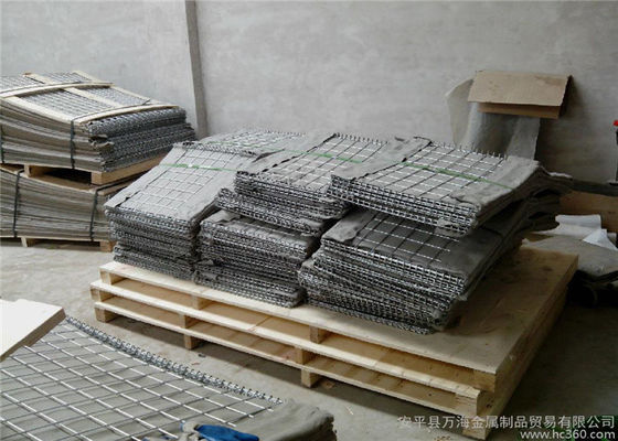 Cajas de gabión galvanizadas / revestidas con PVC de trabajo pesado Soluciones sostenibles