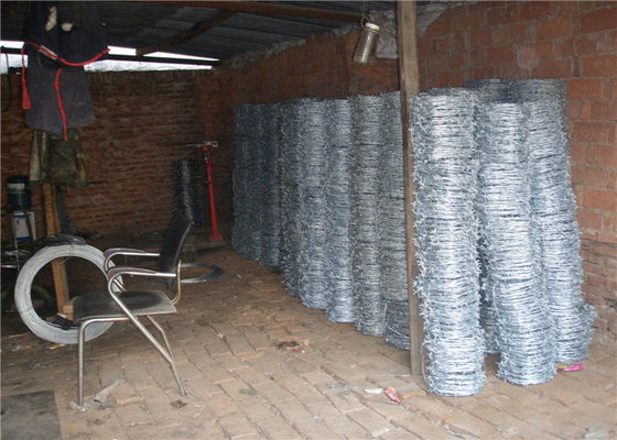 El electro galvanizó el alambre plano doble de la maquinilla de afeitar del abrigo de la torsión 50kg