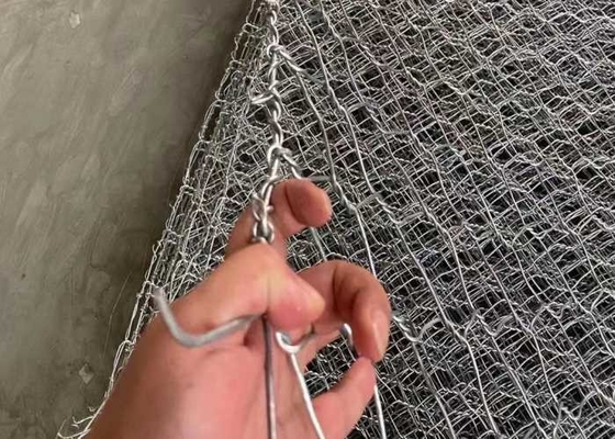 resistencia cubierta/galvanizada del Pvc de 2.8m m de Gabion de las cestas del moho