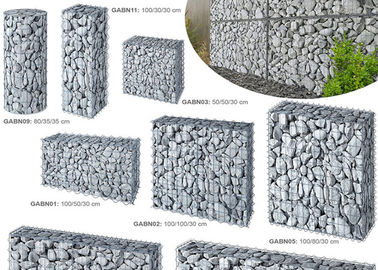 Malla soldada con autógena amistosa Gabions, caja anti de Eco del plantador de Gabion de la corrosión para la yarda