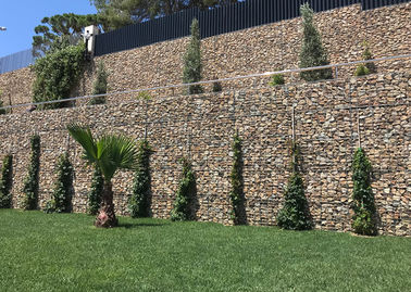 Cestas de Gabion del muro de contención de la construcción del paisaje de alta resistencia