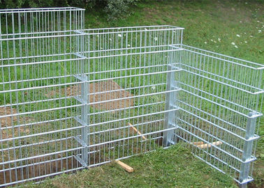 Galfan cubrió la resistencia a la corrosión de Gabions de la malla soldada con autógena para la protección de suelo