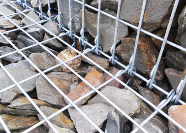 Muro de contención de piedra galvanizado de la malla de alambre diámetro de alambre de 3,0 - 6,0 ímetros