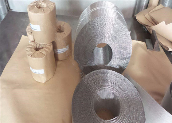 Malla de alambre de acero inoxidable que teje holandesa reversa/alambre holandés de acero inoxidable Mesh Belt de la armadura de la tela cruzada